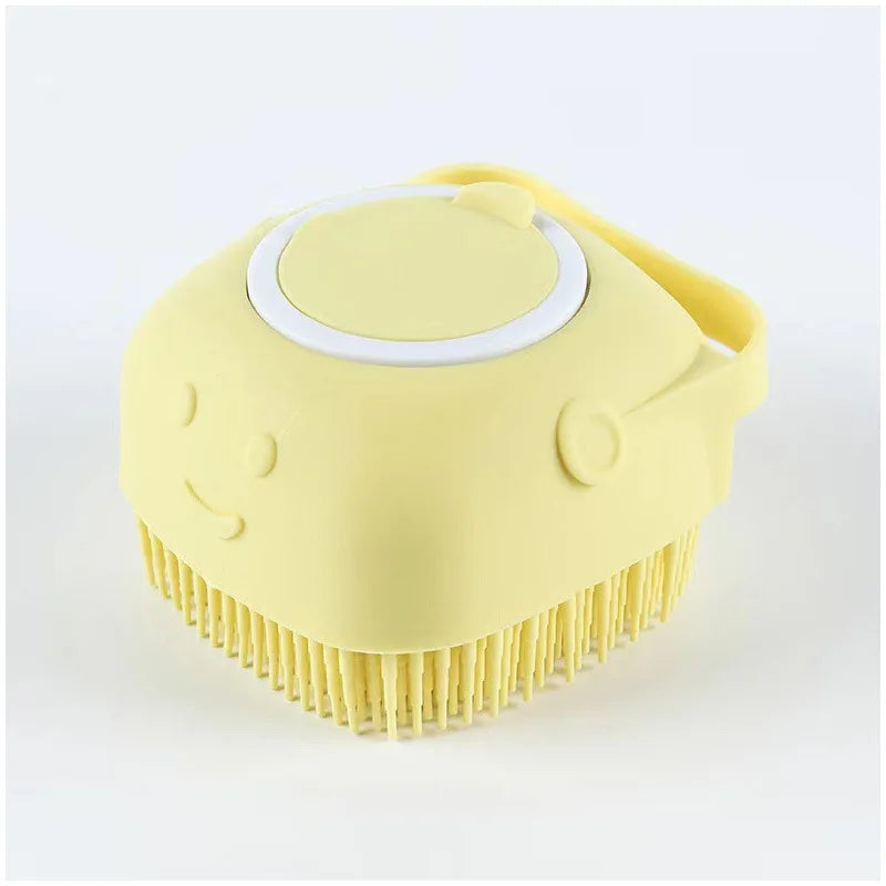 Bathroom Puppy Dog Cat Bath Massage Gloves Brush