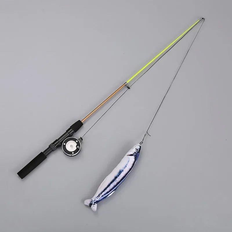 Rods Retractable Cat Toy Fish