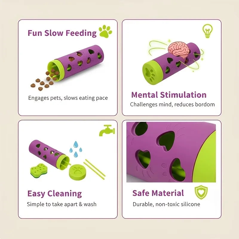 Interactive Detachable Slow Feeder Toy for Dogs & Cats