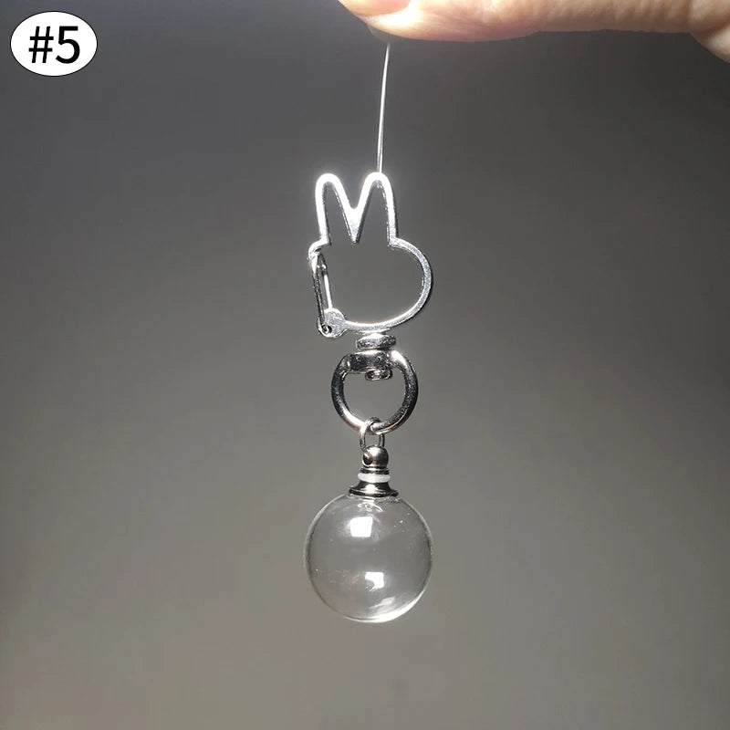 Cat Hair Memorial Storage Keychain
