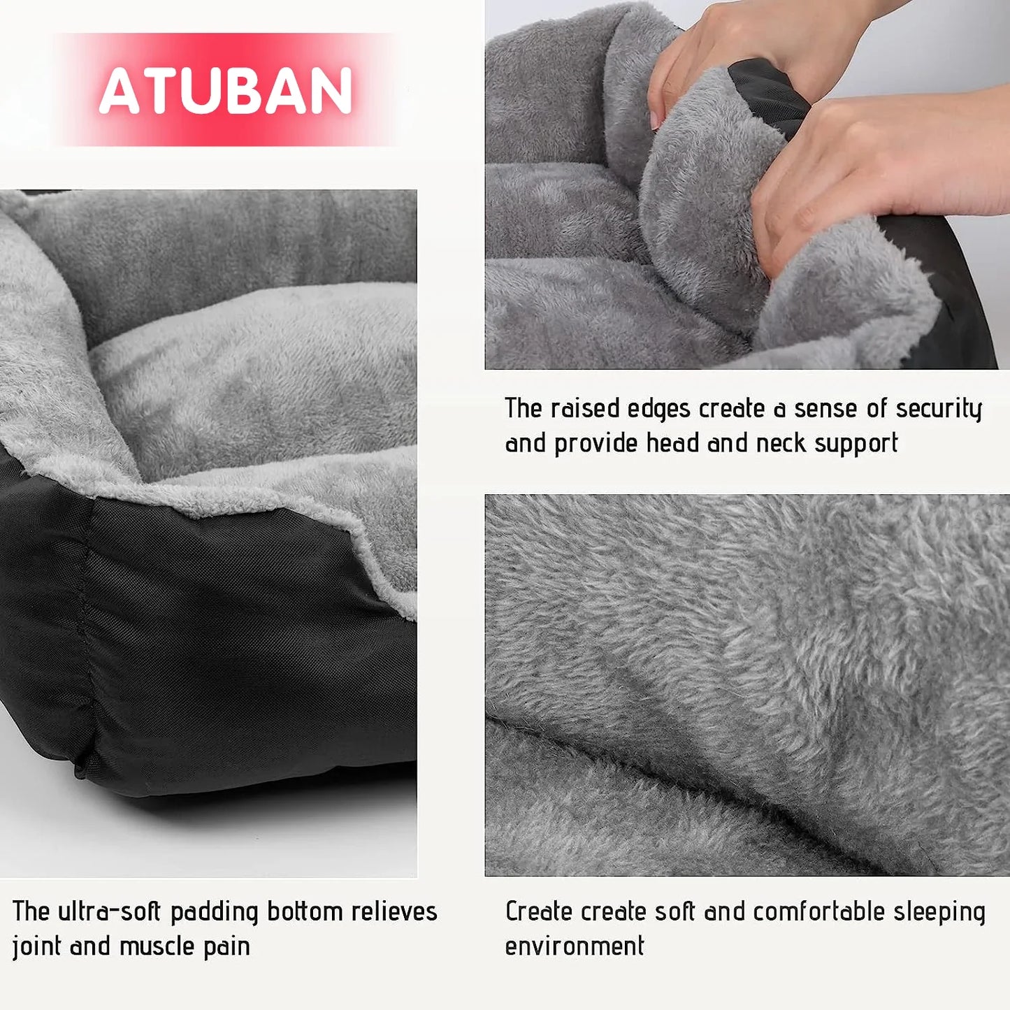 Soft Square Large Bed