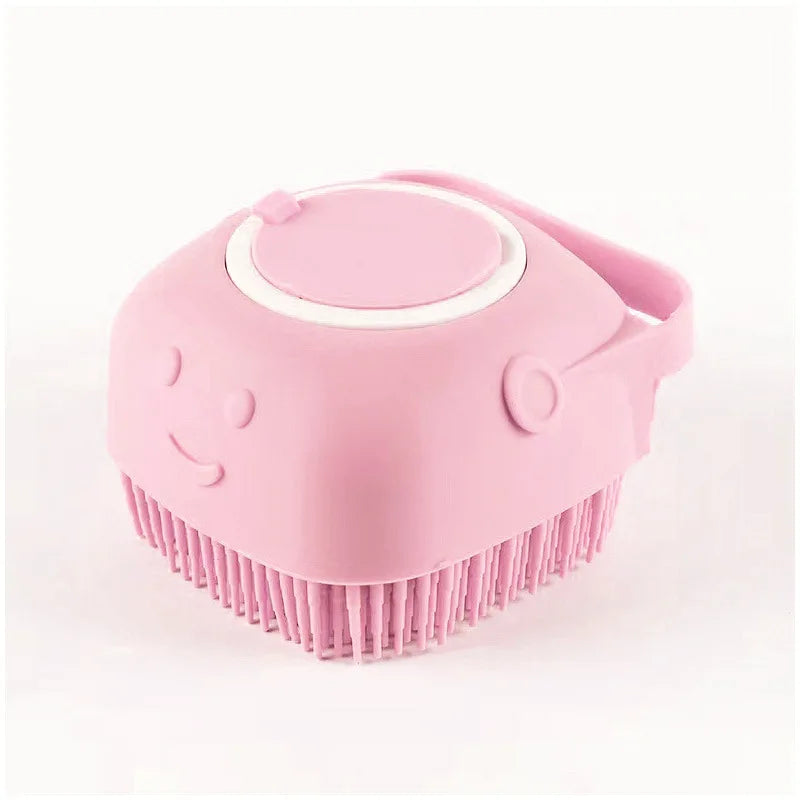 Bathroom Puppy Dog Cat Bath Massage Gloves Brush