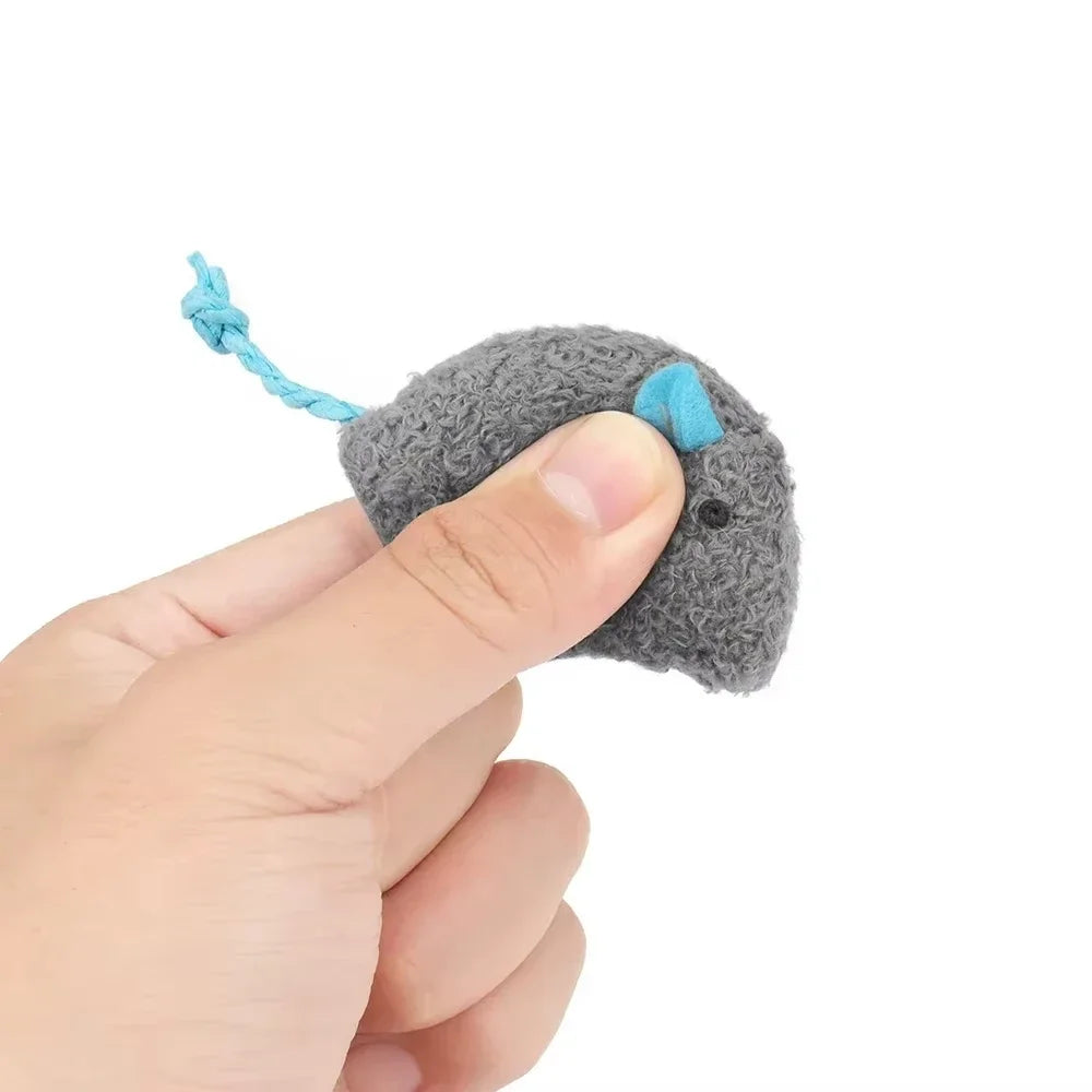 5pcs Rattle Cat Mouse Toys