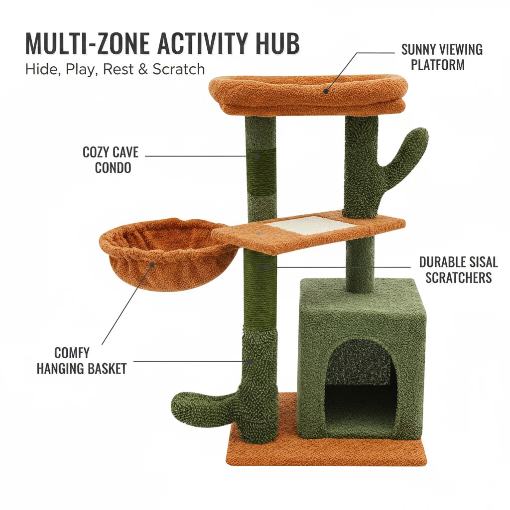 Cactus Cat Tree