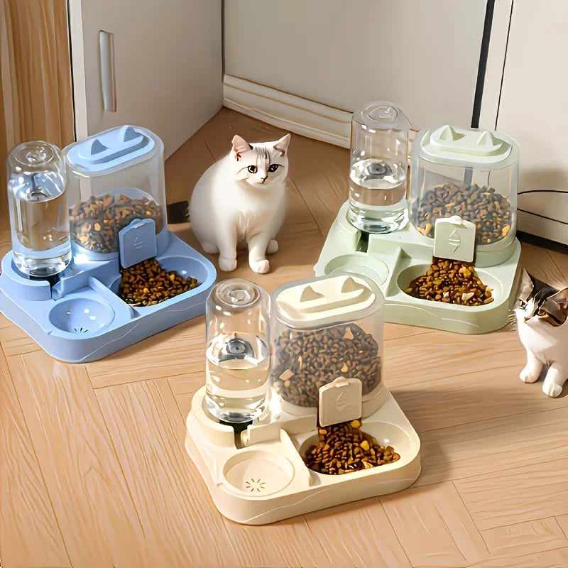 Large Pet Feeder & Water Dispenser