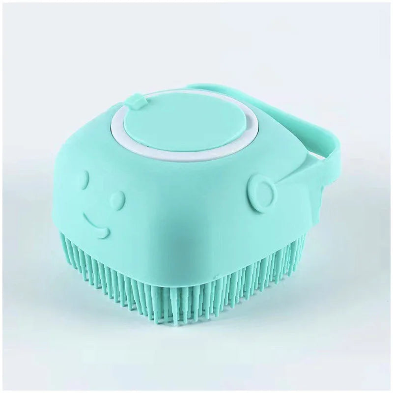 Bathroom Puppy Dog Cat Bath Massage Gloves Brush