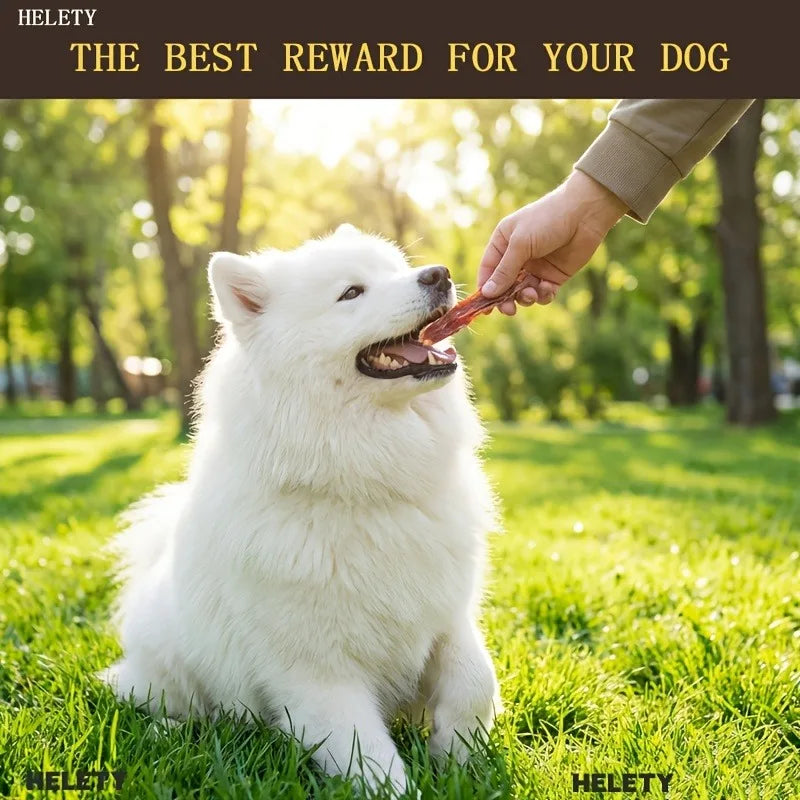 HELETY Duck Meat Jerky Dog Snacks