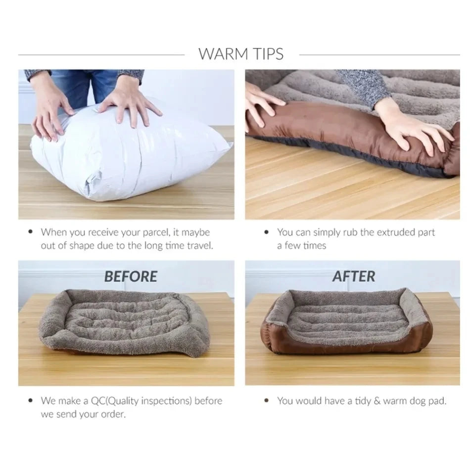 Soft Square Large Bed